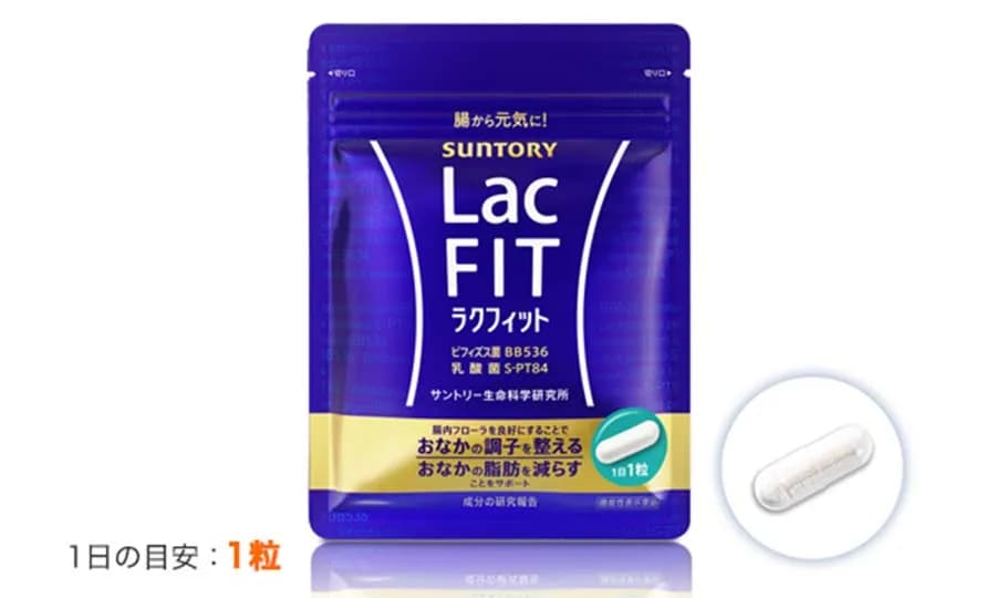 Suntory LacFIT Reduce belly fat Lactic acid bacteria 30capsules