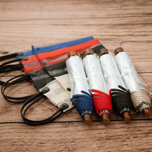 Load image into Gallery viewer, White Rose Folding Vinyl Umbrella Type 50