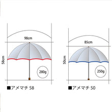 Load image into Gallery viewer, White Rose Folding Vinyl Umbrella Type 50