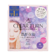 Load image into Gallery viewer, KOSE CLEAR TURN PREMIUM SUPER PREMIUM FRESH MASK 3sheets (3types)