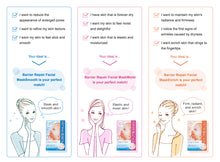 Load image into Gallery viewer, mandom Barrier Repair Face Mask for delicate skin 5sheets (3types)