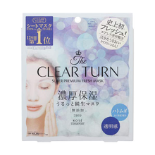 Load image into Gallery viewer, KOSE CLEAR TURN PREMIUM SUPER PREMIUM FRESH MASK 3sheets (3types)