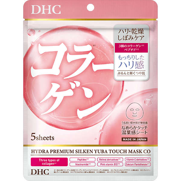 DHC HYDRA PREMIUM SILKEN YUBA TOUCH MASK 5sheets [3types] – Tokyo