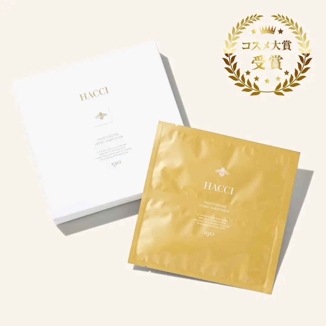 HACCI MOISTURIZING HONEY SHEET MASK – Tokyo on Demand HACCI MOISTURIZING HONEY SHEET MASK – Tokyo on Demand
