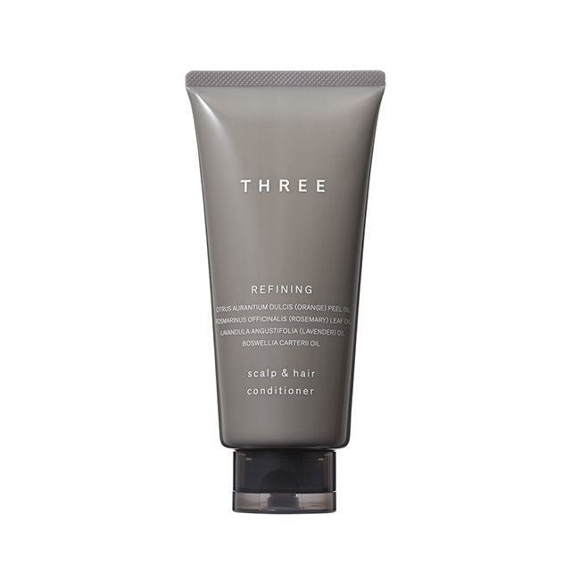 THREE Scalp & Hair Refining/Reinforcing Conditioner 165g 95% naturally derived ingredients