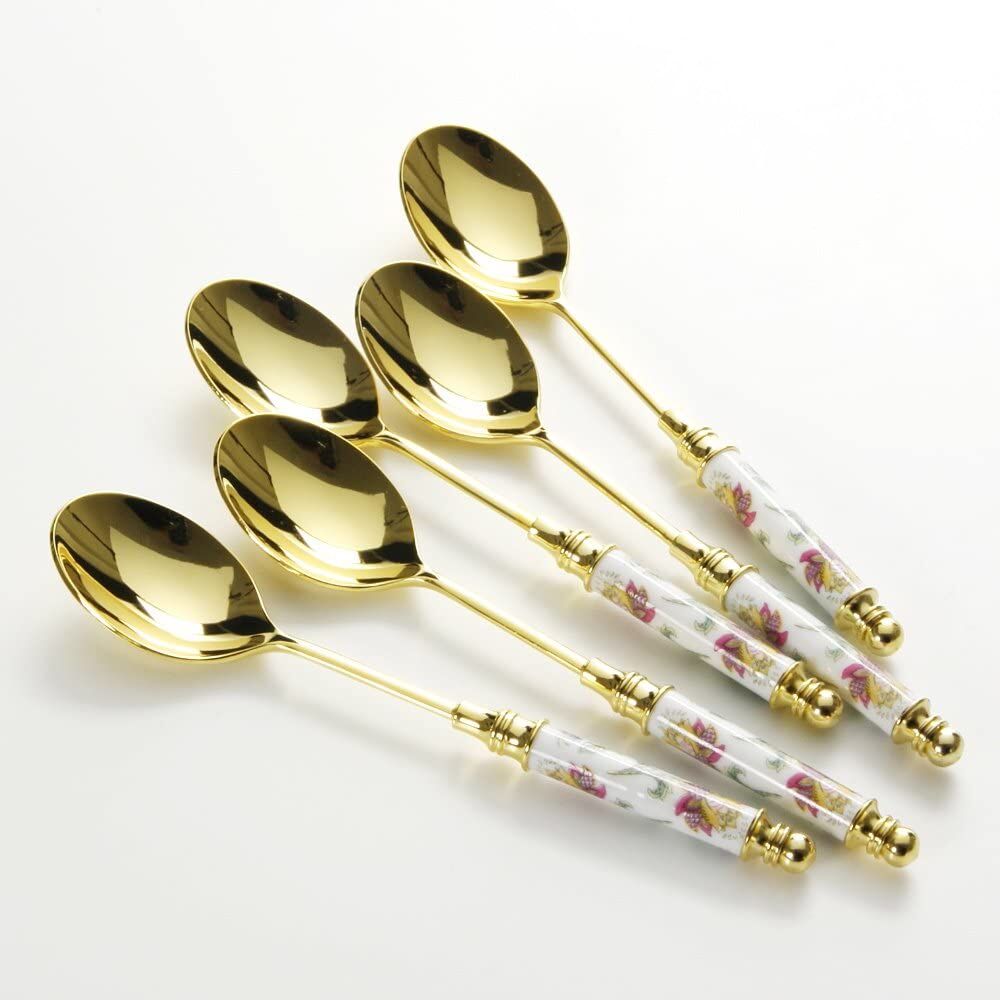 Стеклянная чайная ложка. Minton Tea Spoon 5pcs Set. Minton ложечки. Чайная ложка. Стильная чайная ложка.