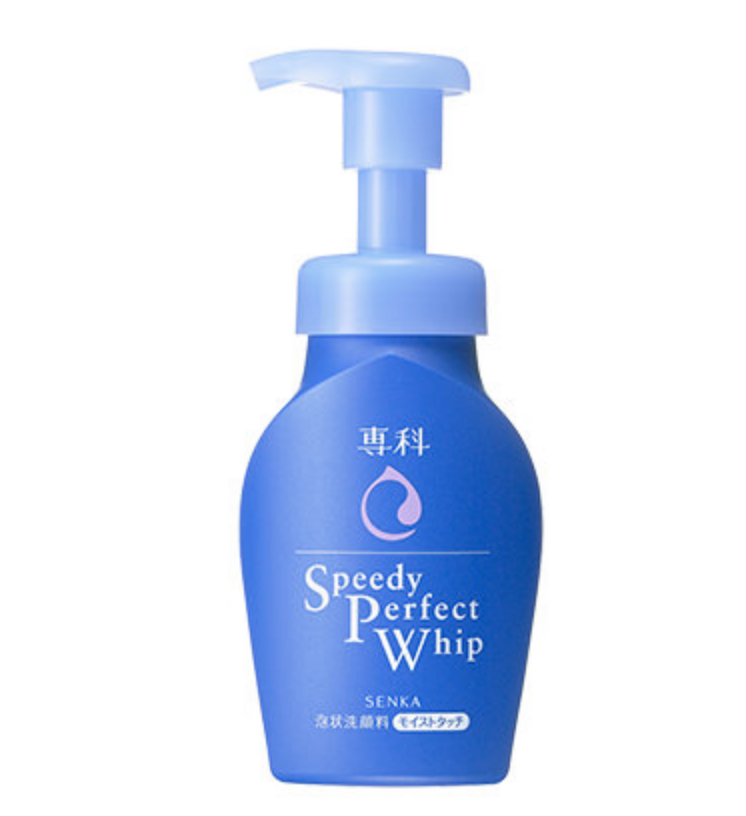 SHISEIDO SENKA Speedy Perfect Whip Moist Touch Facial Wash Cleansing Foam 150ml