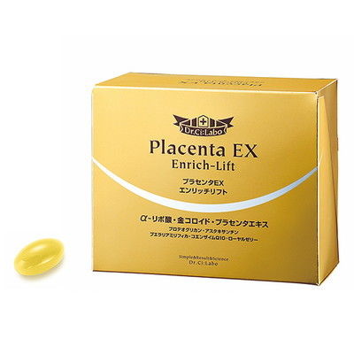 新品　DR.CI:LABO ENRICH-LIFT-EX PLACENTA Dr.Ci:Labo Placenta EX Enrich-Lift 120 capsules / 30days