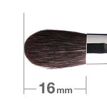 Load image into Gallery viewer, HAKUHODO G5523N Eye Shadow Brush Round &amp; Flat Blue squirrel&amp;Synthetic fiber
