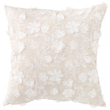 Load image into Gallery viewer, NITORI cushion cover &quot;Embroidery flower&quot;
