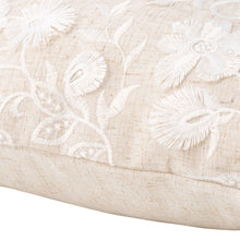 Load image into Gallery viewer, NITORI cushion cover &quot;Embroidery flower&quot;
