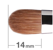 Load image into Gallery viewer, HAKUHODO G132 Eye Shadow Brush Round &amp; Angled Weasel
